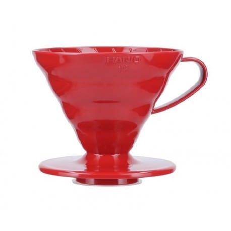 Hario V60 Plastic Dripper 02 - Red  قمع ترشيح هاريو بلاستيك أحمر
